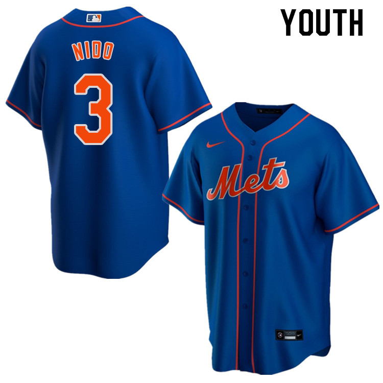 Nike Youth #3 Tomas Nido New York Mets Baseball Jerseys Sale-Blue